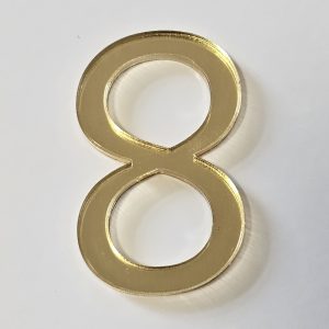 Acrylic Number (single number)